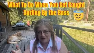 What to do when you get caught surfing the internet by the boss