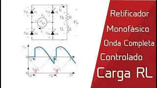 Retificador Monofásico de Onda Completa Controlado Com Carga RL