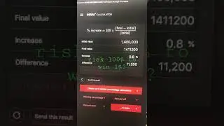 Real world math: episode 4 = risk 100% to win 1%