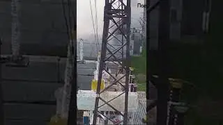 Обстрел подстанции в Курске