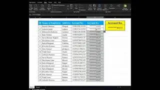 MS Excel Hidden trick #account #excel #hide