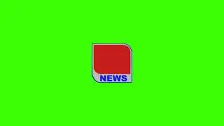 Free News Logo Green Screen