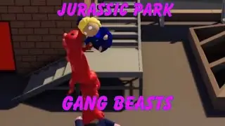 Jurassic Park Gang Beast Edition (Me Playing Recorder)