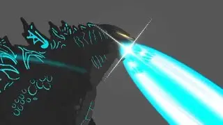 Godzilla 2021 Atomic Breath test
