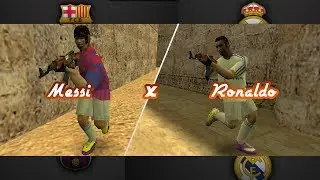 Messi & Ronaldo Playing CS 1.6