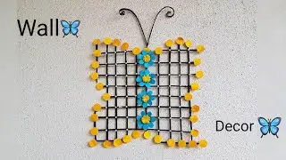 Butterfly Wall Decor | Newspaper Craft Idea | Butterfly Wall Decoration Ideas @NavrasCrafts