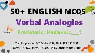 SST English Mcqs| Verbal Analogies Mcqs|Science Category Mcqs|SST Test Preparation|SPSC SST General
