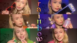 ASMR rainbow triggers ⋆｡‧˚ʚɞ˚🌈 trigger assortment