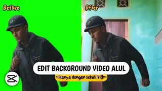 Gampang Banget❗Cara Edit Background Video Joget ALUL Yang Lagi Viral