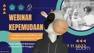 PERSIAPAN WEBINAR KEPEMUDAAN