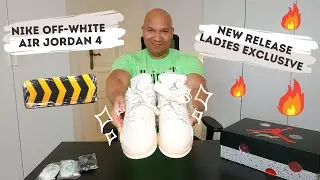 One of My New Favorite Nike x Off White Collaborations - Women's Jordan 4 Sail