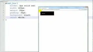 CSS Tutorial - 22 - Styling a text box