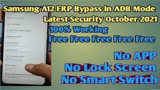 Samsung A12 Android 11 FRP Bypass 100% Working new method