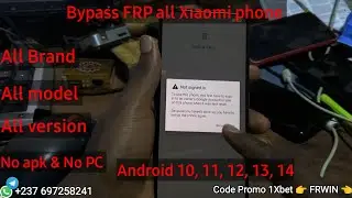 Comment débloquer un téléphone Android Xiaomi, Redmi, note, Mi, #pocophone : tout modèles