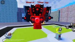 titan speaker toilet and jetpack dual plunger showcase (skibidi toilet blockade battlefront)