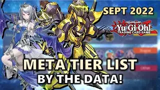 September 2022 Competitive Tier List by the Data | Dueling Book | Post YCS Rio | Yu-Gi-Oh!