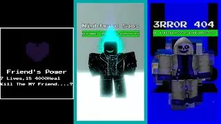 Normaly Utmm Game：The Friend、Indie Cross Sans、Error 404 [アンダーテール/ロブロックス]