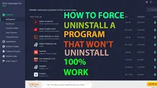 How to Force Uninstall A Program That Won't Uninstall in Windows 10