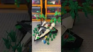 Abandoned Lego Space Ship #lego #abandoned #legostopmotion #legotank