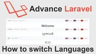 How to switch languages in Advance Laravel