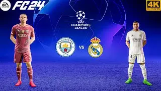 FC 24 - Real Madrid Vs Manchester City - Ft. Mbappe,Gundogan| UEFA UCL 24/25 FINAL Match | 4K HDR