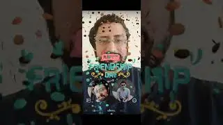 Friendship day spark AR effect/filter for Instagram or Facebook (Download link in description)