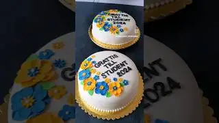 Studentlar uchun buyurtmaga tayyorlagan tortlarim 🇸🇪🍀🌼🎂  #рецепты #cakedecorating #тортназаказ