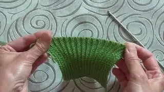 Эластичная резинка 1х1 Тамбурное вязание крючком