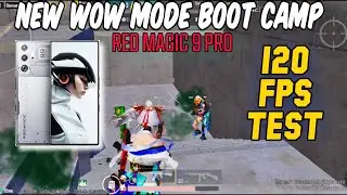 RED MAGIC 9 PRO PUBG TEST 🔥 NEW WOW MODE BOOT CAMP 🔥 120 FPS TEST
