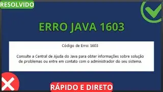 Java Error 1603 - Resolved Updated 2026