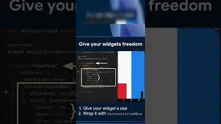 Use of Unconstrainedbox widget   