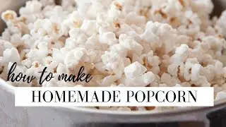 HOW TO MAKE POPCORN ON THE STOVE | Popcorn Recipe | STACEY FLOWERS
