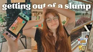 getting out of a slump (realistically) ☁️ go-to books, inspiring films, cozy video games ☁️ vlog 07