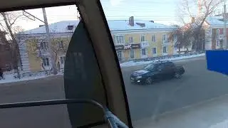 поездка на трамвае КТМ 71-619А Омск