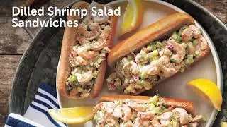 Dilled Shrimp Salad Sandwiches