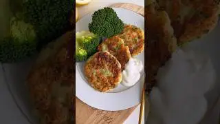 Котлетки из трески с овощами!