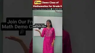🎉📚 FREE Grade 5 Math Demo Class! | Online Olympiad Classes | #olympiadsuccess #liveclass #shorts