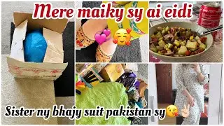Pakistan sy bheno ny bhaji eidi💞behno jaisa koe nahi🥰😘Life in portugal🇵🇹#vlog #daily #viral #yt