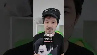 やめる to stop VS とめる to stop