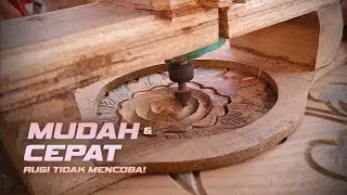 How to carve flowers using a router and chisel simple woodcarving for beginners