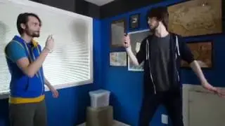 PBG and Spacehamster Jojo pose in 1-2 Switch - Jojoke