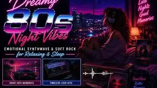 Golden 80s Love Songs | Nostalgic Romantic Synthwave Mix for Late Night Drive