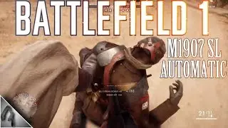 Battlefield 1: M1907 SL Automatic: Medic Class:Open Beta 24 kill Gameplay (conquest)
