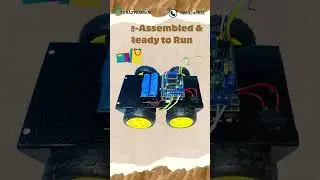 Line Follower Robot 4 Wheel Project | Robotics IOT Projects 