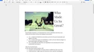 Publishing Your Google Doc