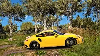 Porsche 911 Turbo S - GTA V REDUX 1.5 MOD GAMEPLAY | 60 FPS