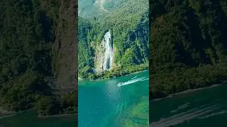 Milford Sound #queenstown #newzealand #sceniccruises #wildlife #wilderness #waterfall #fly #mountain