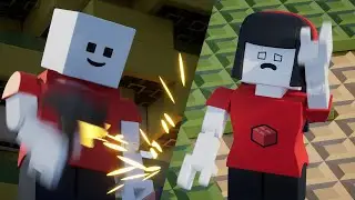 Griefing other people's builds in Brickadia?