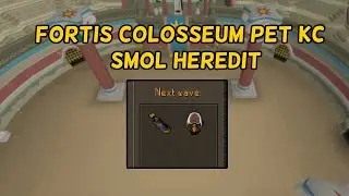 Smol Heredit Pet KC - Fortis Colosseum Final Boss - OSRS