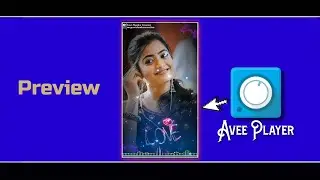 How To Make In Avee Player Status Video|Template Download Tutorial|Light Effect Template Avee Player